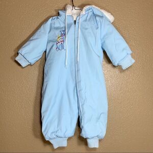 Vintage Young Set baby boy one piece snow suit